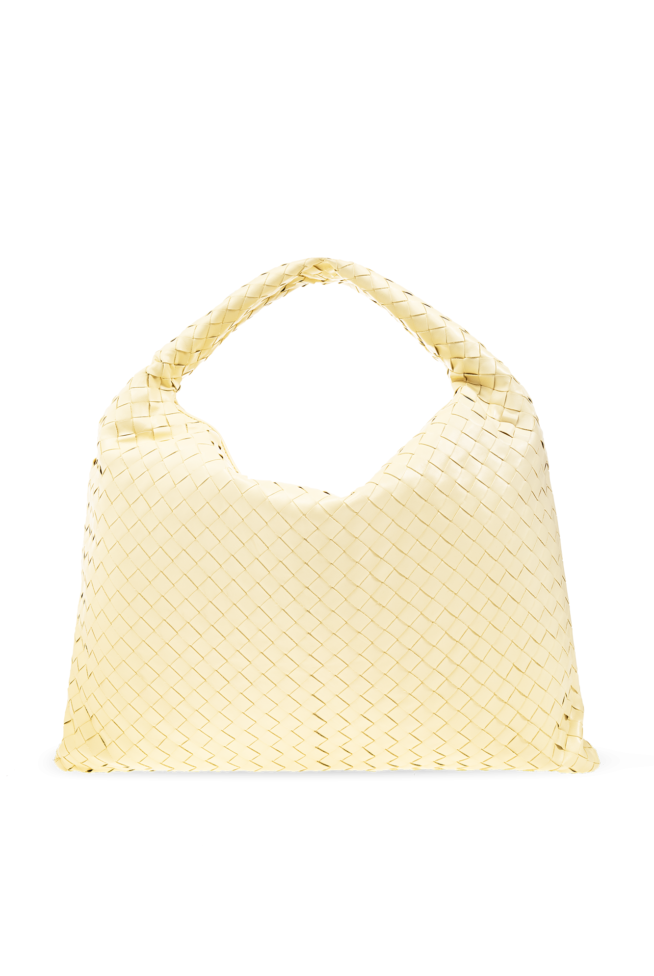 Yellow 'Hop Large' shoulder bag Bottega Veneta